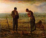Jean Francois Millet - The Angelus painting